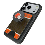 Cleveland Browns Mesh PopSockets MagSafe-Compatible PopWallet+