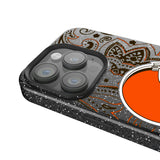 Cleveland Browns Paisley Black Bling Phone Case for Apple iPhone