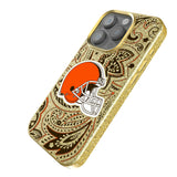 Cleveland Browns Paisley Bling Phone Case for Apple iPhone