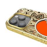 Cleveland Browns Paisley Bling Phone Case for Apple iPhone