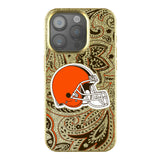 Cleveland Browns Paisley Bling Phone Case for Apple iPhone