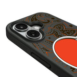 Cleveland Browns Paisley Bump Phone Case for Apple iPhone