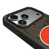 Cleveland Browns Paisley Bump Phone Case for Apple iPhone