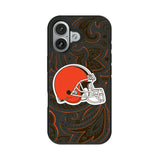 Cleveland Browns Paisley Bump Phone Case for Apple iPhone