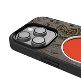 Cleveland Browns Paisley Bump Phone Case for Apple iPhone