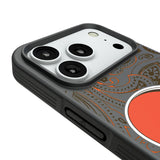 Cleveland Browns Paisley Bump Phone Case for Apple iPhone