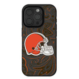 Cleveland Browns Paisley Bump Phone Case for Apple iPhone