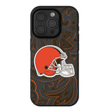 Cleveland Browns Paisley Bump Phone Case for Apple iPhone