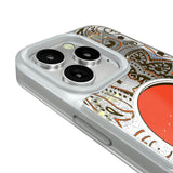 Cleveland Browns Paisley Glitter Phone Case for Apple iPhone