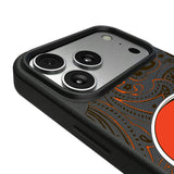 Cleveland Browns Paisley MagSafe Compatible Phone Case for Apple iPhone