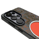 Cleveland Browns Paisley MagSafe Compatible Phone Case for Samsung Galaxy