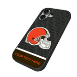 Cleveland Browns Personalized EndZone Plus Bump Phone Case for Apple iPhone