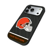 Cleveland Browns Personalized EndZone Plus Bump Phone Case for Apple iPhone