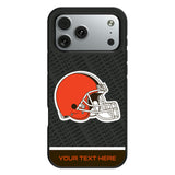 Cleveland Browns Personalized EndZone Plus Bump Phone Case for Apple iPhone