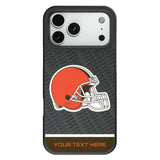 Cleveland Browns Personalized EndZone Plus Bump Phone Case for Apple iPhone