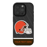 Cleveland Browns Personalized EndZone Plus Bump Phone Case for Apple iPhone