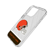 Cleveland Browns Personalized EndZone Plus Clear Phone Case for Apple iPhone