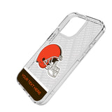 Cleveland Browns Personalized EndZone Plus Clear Phone Case for Apple iPhone
