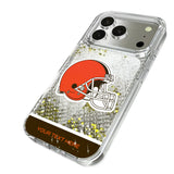 Cleveland Browns Personalized EndZone Plus Glitter Phone Case for Apple iPhone