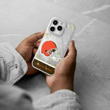 Cleveland Browns Personalized EndZone Plus Glitter Phone Case for Apple iPhone
