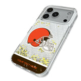 Cleveland Browns Personalized EndZone Plus Glitter Phone Case for Apple iPhone