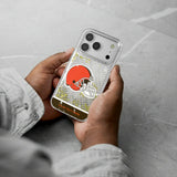 Cleveland Browns Personalized EndZone Plus Glitter Phone Case for Apple iPhone