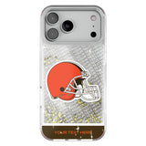 Cleveland Browns Personalized EndZone Plus Glitter Phone Case for Apple iPhone