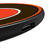 Cleveland Browns Personalized Endzone Solid 15-Watt Wireless Charger