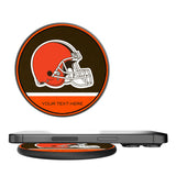 Cleveland Browns Personalized Endzone Solid 15-Watt Wireless Charger