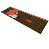 Cleveland Browns Personalized Endzone Solid Curved Wireless Keyboard
