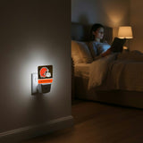 Cleveland Browns Personalized Endzone Solid Night Light 2-Pack