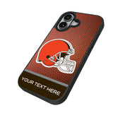 Cleveland Browns Personalized Football Bump Phone Case for Apple iPhone