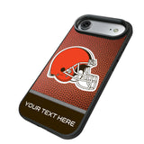 Cleveland Browns Personalized Football Bump Phone Case for Apple iPhone