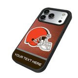 Cleveland Browns Personalized Football Bump Phone Case for Apple iPhone