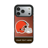 Cleveland Browns Personalized Football Bump Phone Case for Apple iPhone