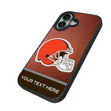 Cleveland Browns Personalized Football Bump Phone Case for Apple iPhone