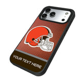 Cleveland Browns Personalized Football Bump Phone Case for Apple iPhone