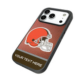 Cleveland Browns Personalized Football Bump Phone Case for Apple iPhone