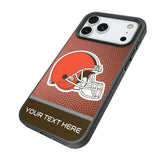 Cleveland Browns Personalized Football Bump Phone Case for Apple iPhone