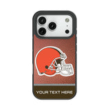 Cleveland Browns Personalized Football Bump Phone Case for Apple iPhone