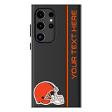 Cleveland Browns Personalized Sidebard MagSafe Compatible Phone Case for Samsung Galaxy