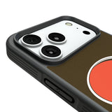 Cleveland Browns Personalized Stripe Bump Phone Case for Apple iPhone