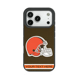 Cleveland Browns Personalized Stripe Bump Phone Case for Apple iPhone