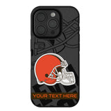 Cleveland Browns Personalized Tilt Bump Phone Case for Apple iPhone