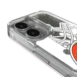 Cleveland Browns Personalized Tilt Glitter Phone Case for Apple iPhone