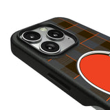 Cleveland Browns Plaid MagSafe Compatible Phone Case for Apple iPhone