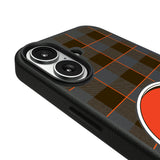 Cleveland Browns Plaid MagSafe Compatible Phone Case for Apple iPhone