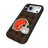 Cleveland Browns Plaid MagSafe Compatible Phone Case for Apple iPhone