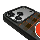Cleveland Browns Plaid MagSafe Compatible Phone Case for Apple iPhone