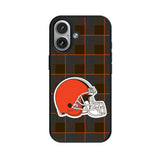 Cleveland Browns Plaid MagSafe Compatible Phone Case for Apple iPhone